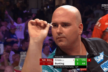 VIDEO: Cross hits 170 checkout during World Matchplay Quarter-Final tie with Bunting