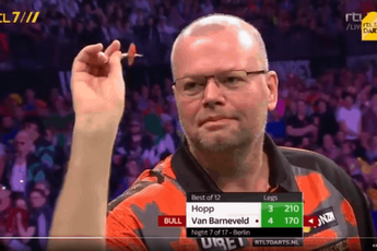 VIDEO: Van Barneveld hits 170 checkout during Premier League tie with Hopp