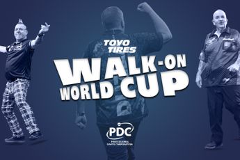 PDC launches Walk On World Cup with first sixteen players through to second round