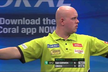 THROWBACK VIDEO: Van Gerwen wirft 18 perfekte Darts in Folge bei den UK Open mit 170er Finish und 9-Darter