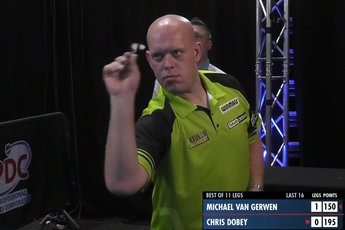 VIDEO: Van Gerwen schafft 9-Darter bei der Players Championship 24