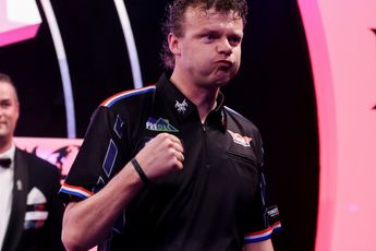 Veenstra mist 9-darter, maar plaatst zich na geweldige slotleg voor halve eindstrijd op Lakeside