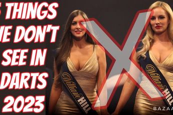 VIDEO: Edgar bekijkt vijf aanpassingen in de dartswereld die nooit meer zullen veranderen