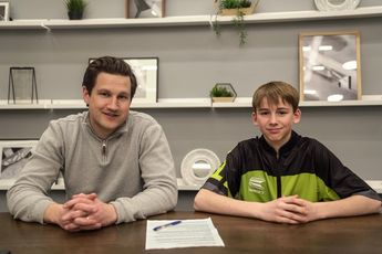 14-jarig Belgisch talent tekent contract bij Target Darts