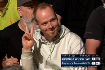 Camera spot Hopp in het publiek tijdens European Darts Grand Prix