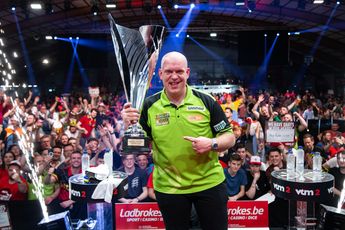 Van Gerwen na jaar droogte opnieuw succesvol op European Tour: "Deze titel betekent bijzonder veel voor me"