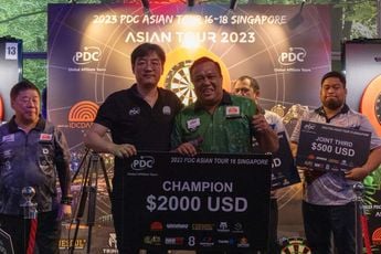 Bin Jantan schrijft geschiedenis op PDC Asian Tour met eerste Maleisische titel