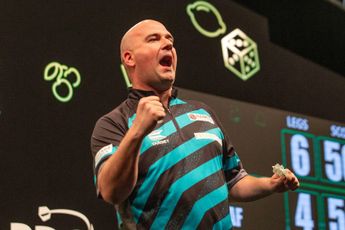 "Gelukkig is Gerwyn Price hier dit weekend niet" - Rob Cross op jacht naar derde finale op rij in World Series-toernooi