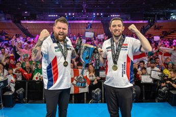 "Het zijn niet meer alleen Phil en Adrian, maar nu ook Luke en Michael" - Humphries en Smith dolgelukkig naar eerste Engelse World Cup of Darts-titel sinds 2016