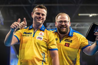 Zweden voor tweede jaar op rij naar kwartfinale; Oostenrijk stopt sprookje van Taiwan op World Cup of Darts