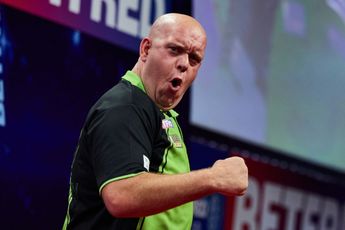 Van Gerwen, Noppert en Landman bereiken laatste 16 van Players Championship 18