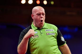 Michael van Gerwen rekent nipt af met Luke Woodhouse; ruime zege van Wessel Nijman op Martijn Schindler