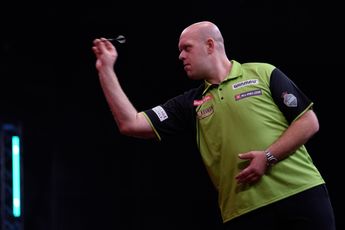 Michael van Gerwen en Maik Kuivenhoven treffen elkaar in halve eindstrijd van Players Championship 21