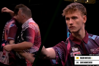 VIDEO: Zoon van Simon Whitlock gooit negendarter in MODUS Super Series