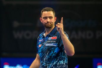 "Als zelfs James Wade en Gary Anderson met elkaar akkoord gaan kan ik ook voor wereldvrede zorgen" - Luke Humphries staat opnieuw in halve finales World Grand Prix