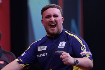 Luke Littler verplettert Nathan Aspinall met 110,43 (!) Czech Darts Open recordgemiddelde