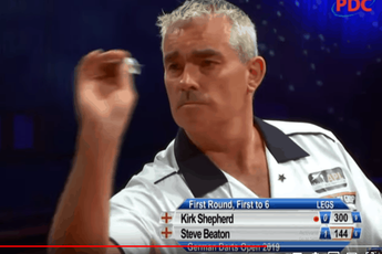 THROWBACK VIDEO: Beaton gooit negendarter op German Darts Open