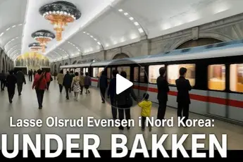 VIDEO: Bli med under jorda i Nord Koreas hovedstad, Pyongyang