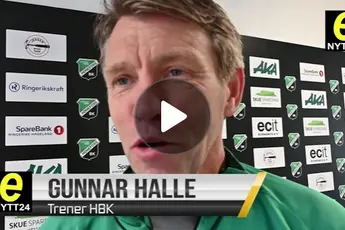 VIDEO: Dette sa Gunnar Halle etter kampen
