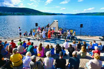 Sang og musikk fylte Verkevika i sommersola