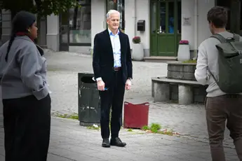 VIDEO: Jonas i Hønefoss - og  møter folket