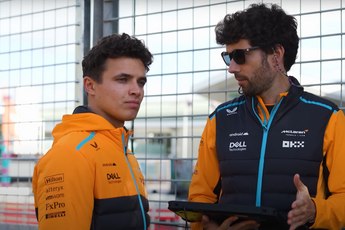 Norris verbergt teleurstelling niet: 'Situatie bij McLaren is beneden verwachting'