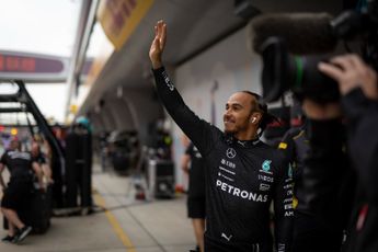 Hamilton uitzinnig na P2 in sprintkwalificatie: 'Toen werd ik enthousiast'