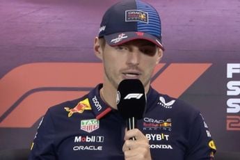 Verstappen in persconferentie: "Ik mik op Q3, laten we het zo zeggen"