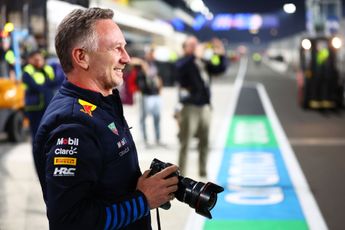 Horner haakt in op feute tussen Verstappen en "hysterische"Russell