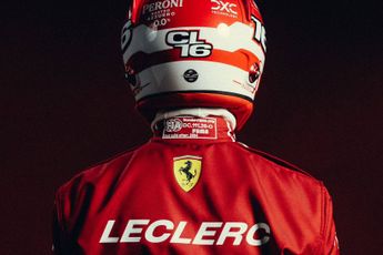 Ferrari onthult nieuwe racepakken voor Leclerc en Hamilton en George in de jungle