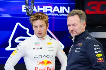 Christian Horner over Liam Lawson: "Ik heb veel medelijden met hem"