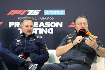 Zak Brown denkt dat Verstappen aan het einde van het jaar naar Mercedes vertrekt