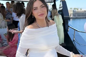 kelly Piquet ziet Max winnen tijdens babyshower in Monaco