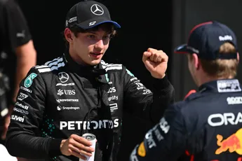 Kimi Antonelli apetrots na eerste podium: "Het was erg stressvol"
