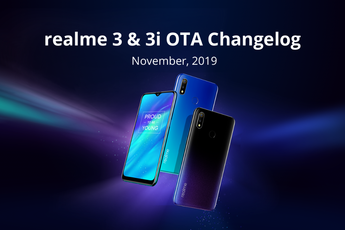 Realme 3 and 3i updated with Dark Mode and November security patch