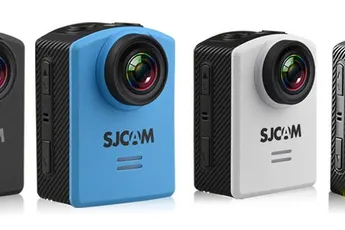 The SJCAM M20 action camera has an unorthodox form factor