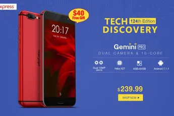 Ulefone Gemini Pro available for $239.99 on Aliexpress