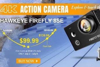 Get the 4K action camera Hawkeye Firefly 8SE for a promo price of $99.99