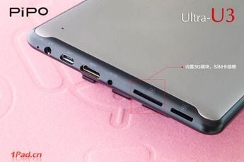 Pipo Ultra-U3 7-inch tablet get's built-in 3G