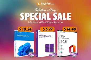 Only 48 hours left, Mother’s day sale: genuine Windows 10 only for $5.77!