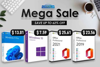 Software Mega Sale: Office 2021 only for $13.32 and Windows 10 for $6.21!