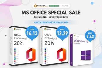 Office 2021 or Office 2019, which one do you prefer? MS Office is as low as $12.29! Get your MS Office at Keysfan!