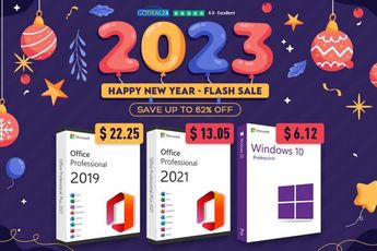 2023 New Year Sale: Buy Genuine Windows 10 and Office License from $6.12!