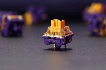 DAREU Purple Gold tactile mechanical switches coming soon