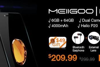 Meiigoo M1 with 6GB RAM on sale at $209.99 with $49 Gift Bag