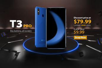 Vernee T3 Pro All-Screen Phone with 4080mAh Battery & Android 8.1 Goes on Presale for $79.99