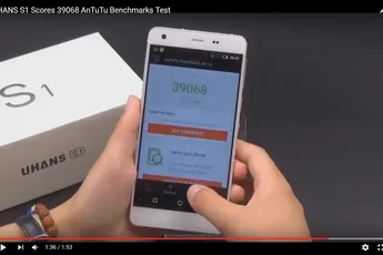 UHANS S1 managed to score 39,068 in Antutu