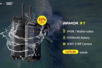 Rugged Ulefone Armor 3T with walkie-talkie global promo with $100 off