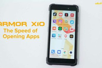 Just one second needed to open apps with Ulefone Armor X10