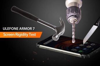 Ulefone Armor 7 screen toughness test video